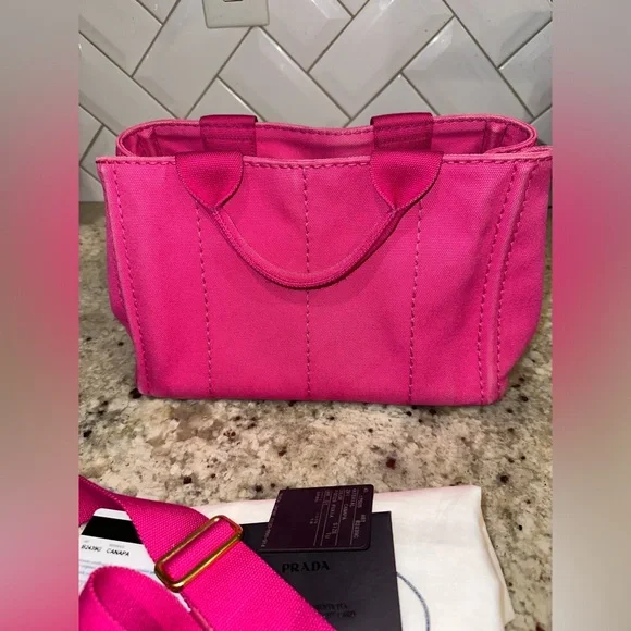 Prada Tote Canapa - Picture 6 of 12